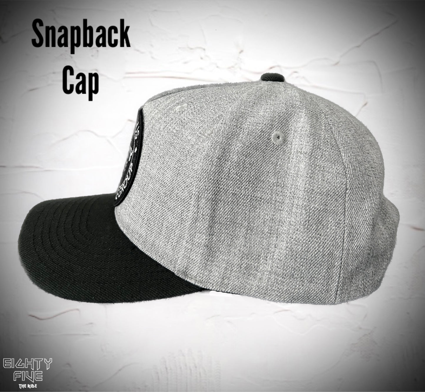 Group Ride A-Frame Snapback Cap - Grey