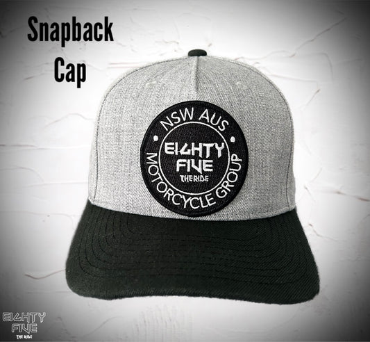 Group Ride A-Frame Snapback Cap - Grey